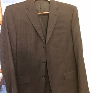 Men’s Navy Blue Pinstripe Jacket